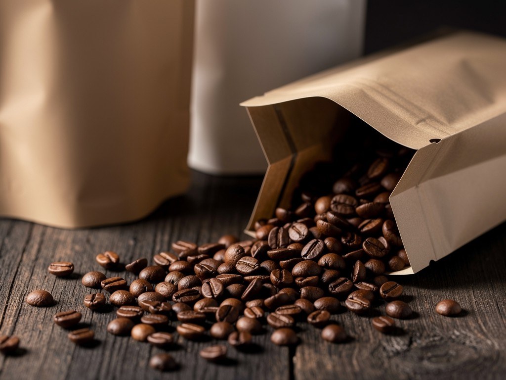 حبوب قهوة مميزة